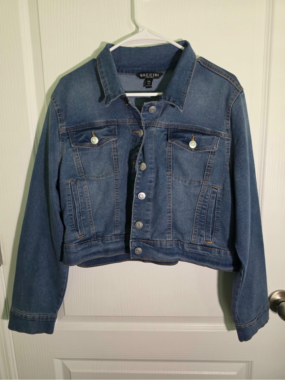 Baccini Medium Blue Denim Jean Jacket